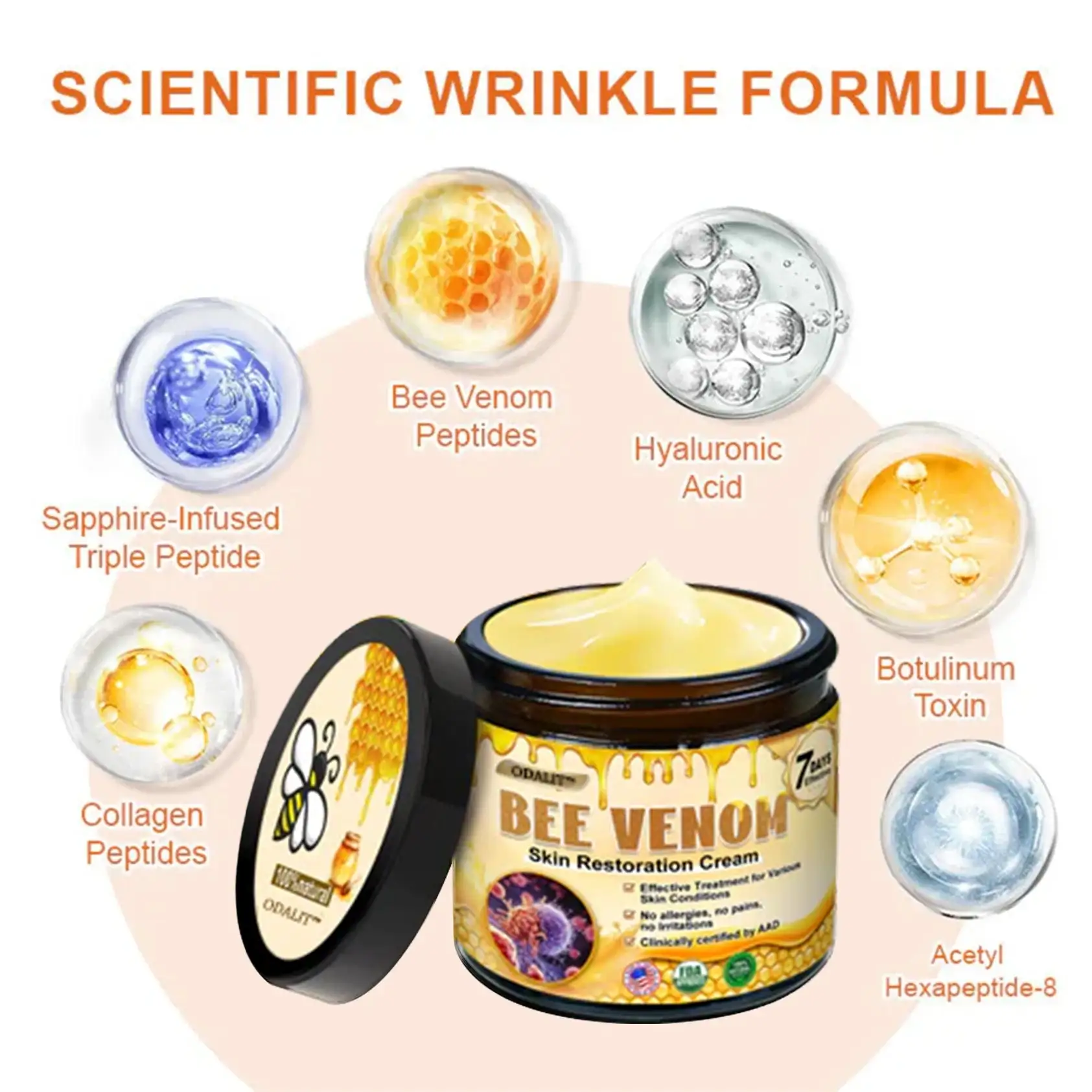 FDA Approved: ODALIT® Bee Venom Skin Restoration Cream — 🔥Limited Time 70% OFF🔥